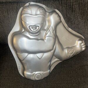 Vintage Wilton Power Ranger Cake Pan Kids Aluminum 1994